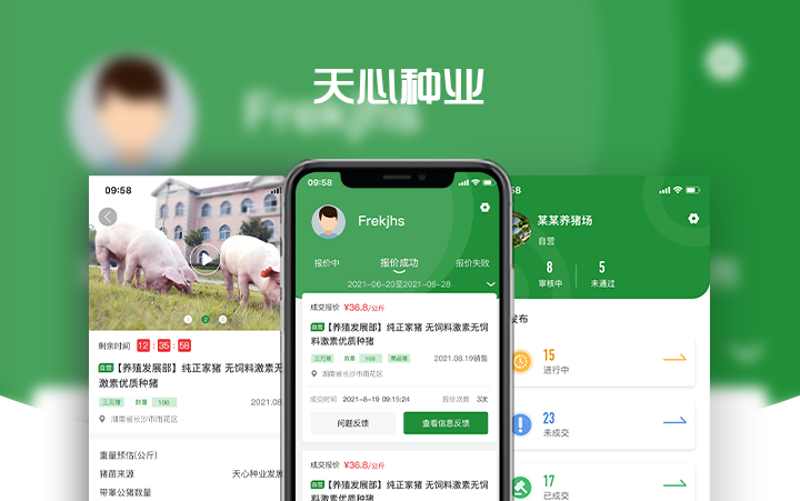 天心種業股份生豬競價APP
