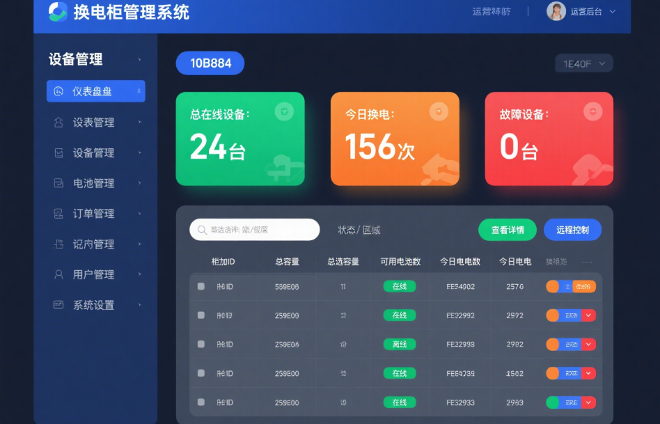 智能換電柜系統開發，賦能出行新方式?